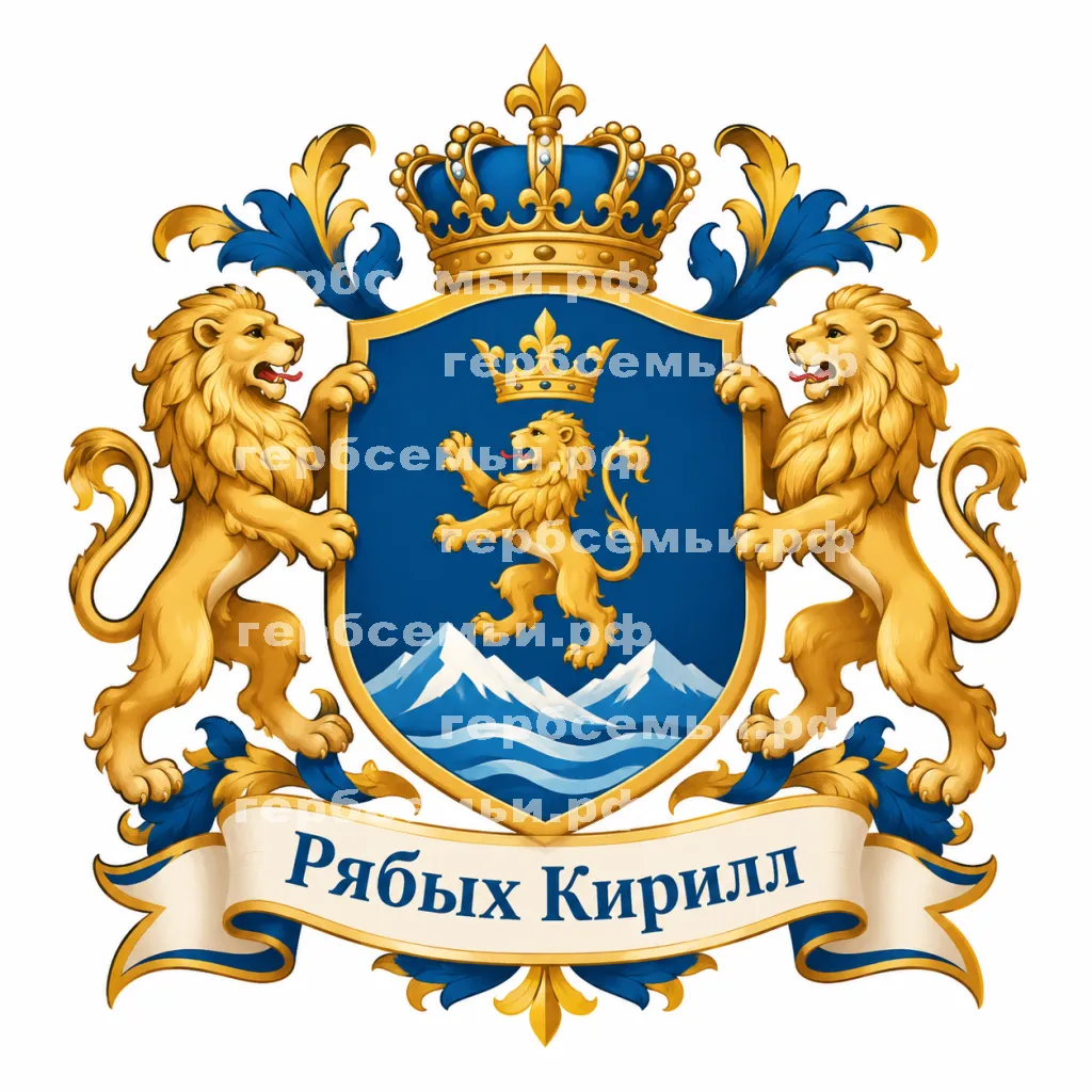 Герб семьи Создать герб красивого фона детского этикета #42255