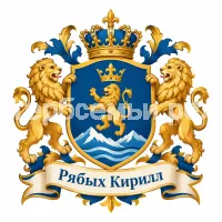Гербы семьи Создать герб красивого фона детского этикета