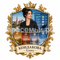 Гербы семьи Создать герб фоне девушки ведущей прогроноза погоды в черных кожаных перчатках города Клина на сентябрь, октябрь, ноябрь и декабрь 2026 год