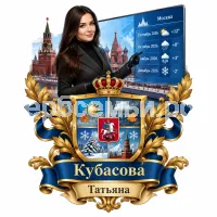 Гербы семьи Создать герб на фоне девушки ведущей прогроноза погоды в чёрных кожаных перчатках в городе Москве сентябрь, октябрь ноябрь и декабрь 2026 год