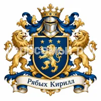 Гербы семьи Создать герб на крастивом фоне детского этикета