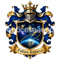 Гербы семьи Создать герб на фоне космоса