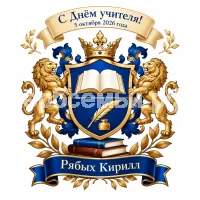 Гербы семьи Создать герб на фоне дня учителя 5 октября 2026 года