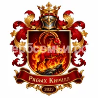 Гербы семьи Создать герб 2027 год красной огненной козы