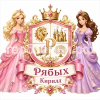 Гербы семьи Создать герб на фоне принцесс