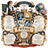 Гербы семьи Создать герб семьи на фоне дня учителя 2926 год и учителбницы