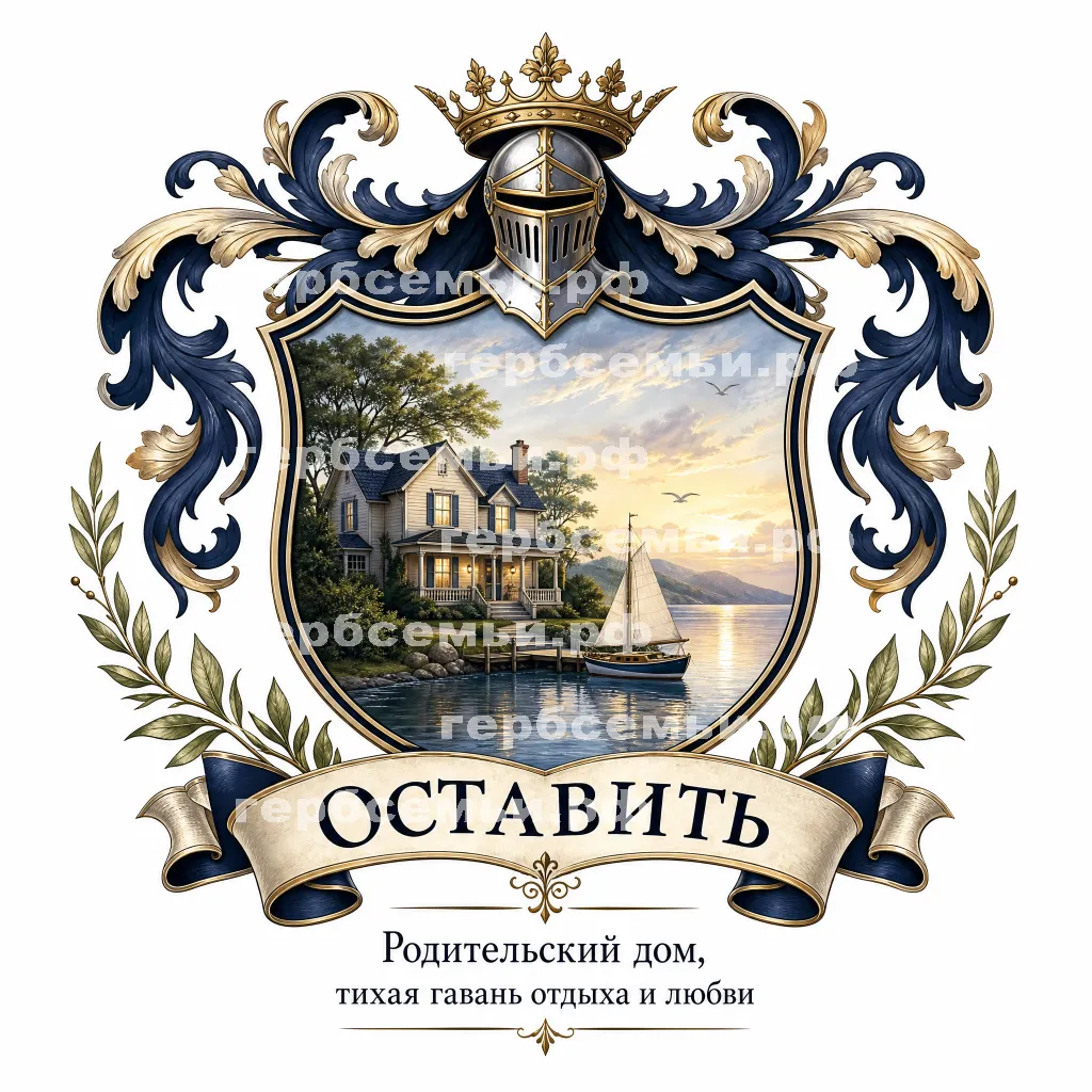 Герб семьи Оставить так но надпись наверное сделать по другому #42523