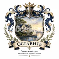 Гербы семьи Оставить так но надпись наверное сделать по другому