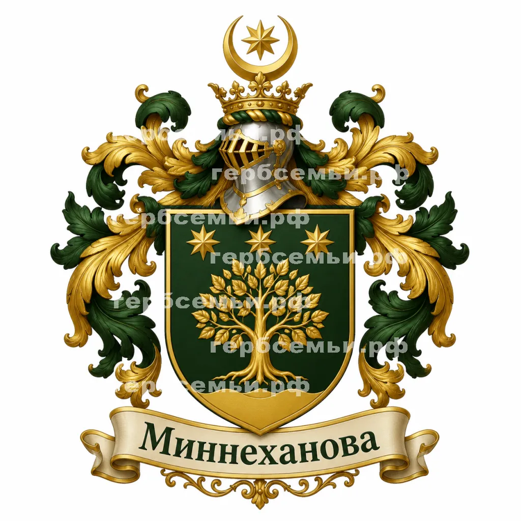 Герб семьи Миннеханова #42540
