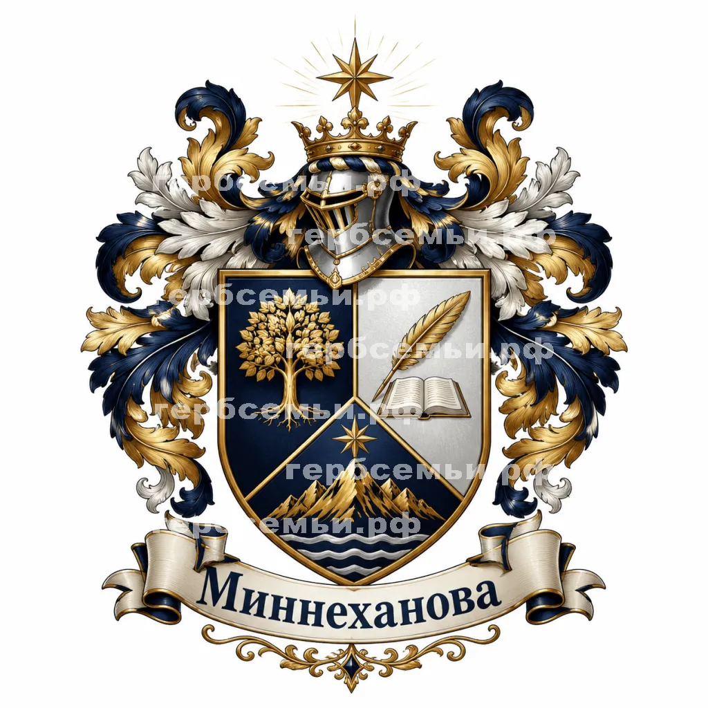 Герб семьи Миннеханова #42543