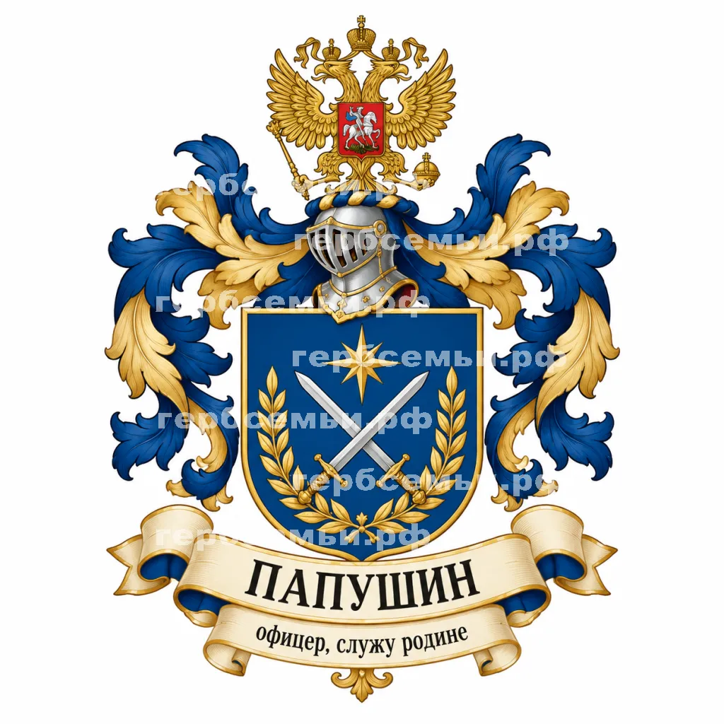 Герб семьи Папушин #42549
