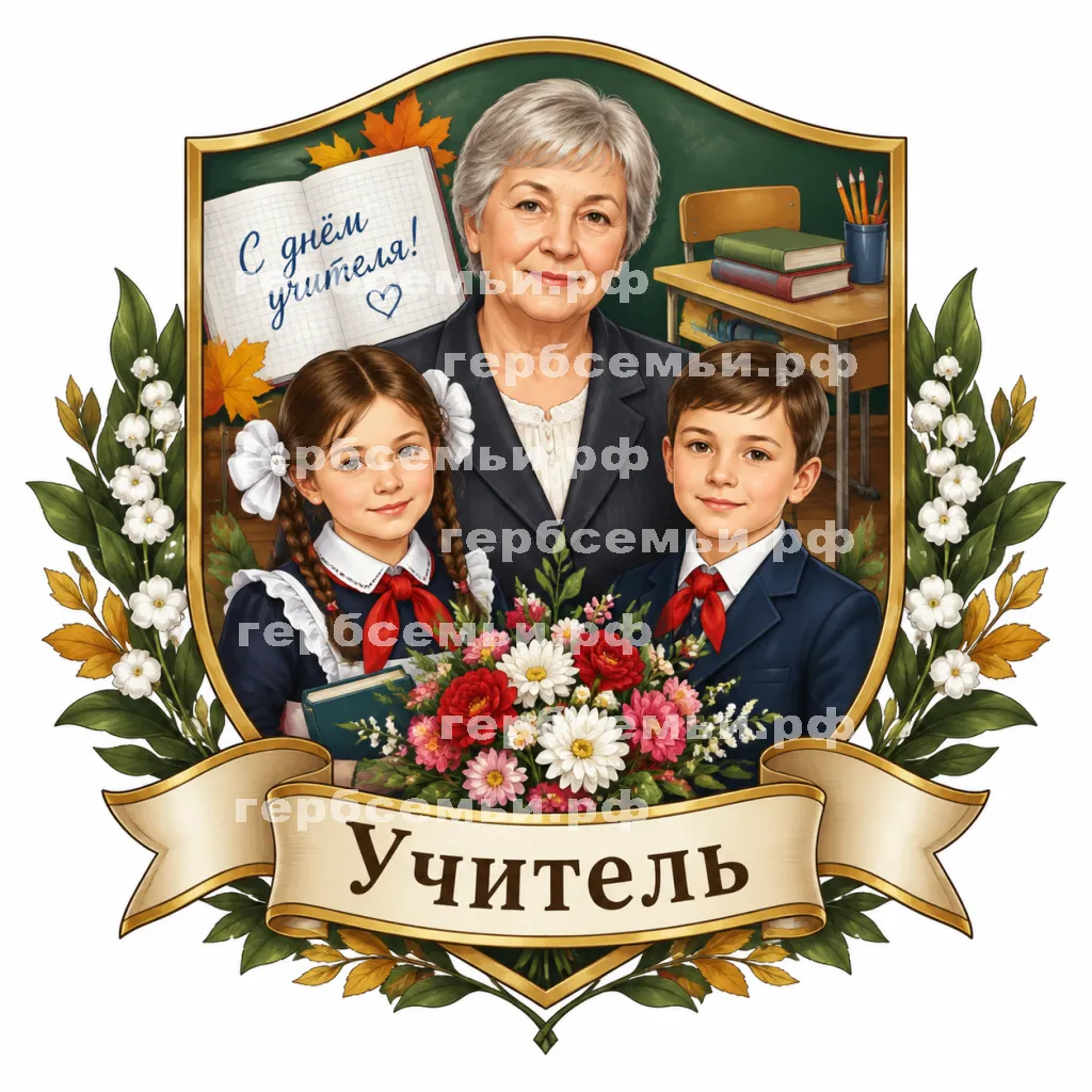 Герб семьи Учитель #42555