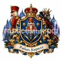 Герб семьи Создать герб на фоне сказки Гофмана Щелкунчик и Мышиный король