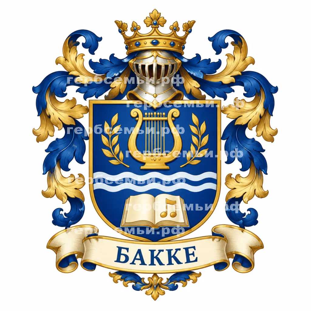 Герб семьи Бакке #42655
