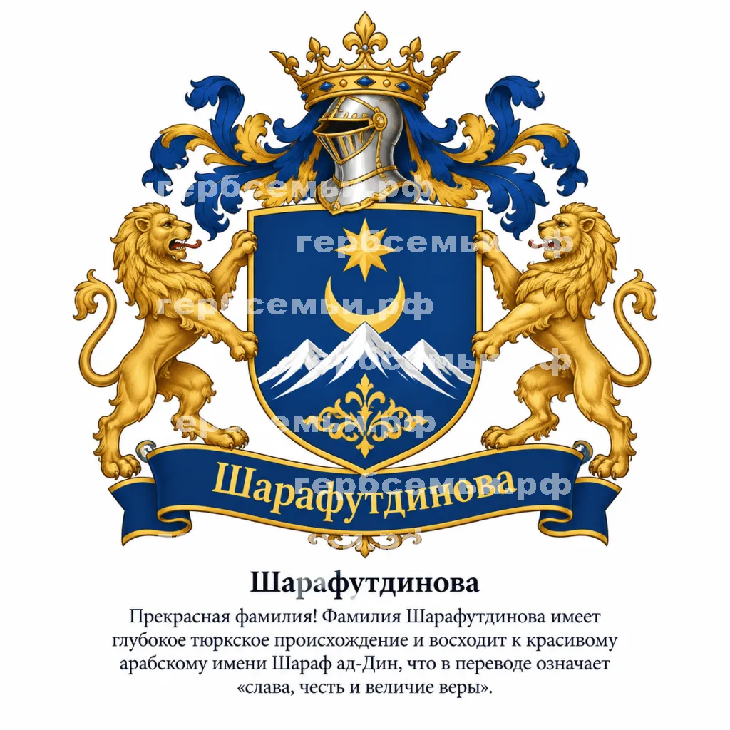 Герб семьи Шарафутдинова #42661