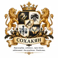 Герб семьи Սոխակյան