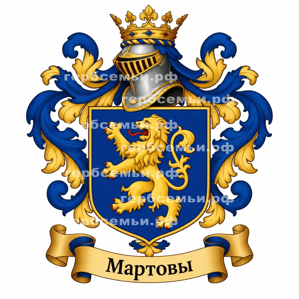 Герб семьи Мартовы #42692