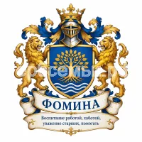 Герб семьи Фомина