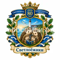 Гербы семьи Создать герб на Светлогорска 2026 Каленградской Области 80 лет и Светлоёжики сказки