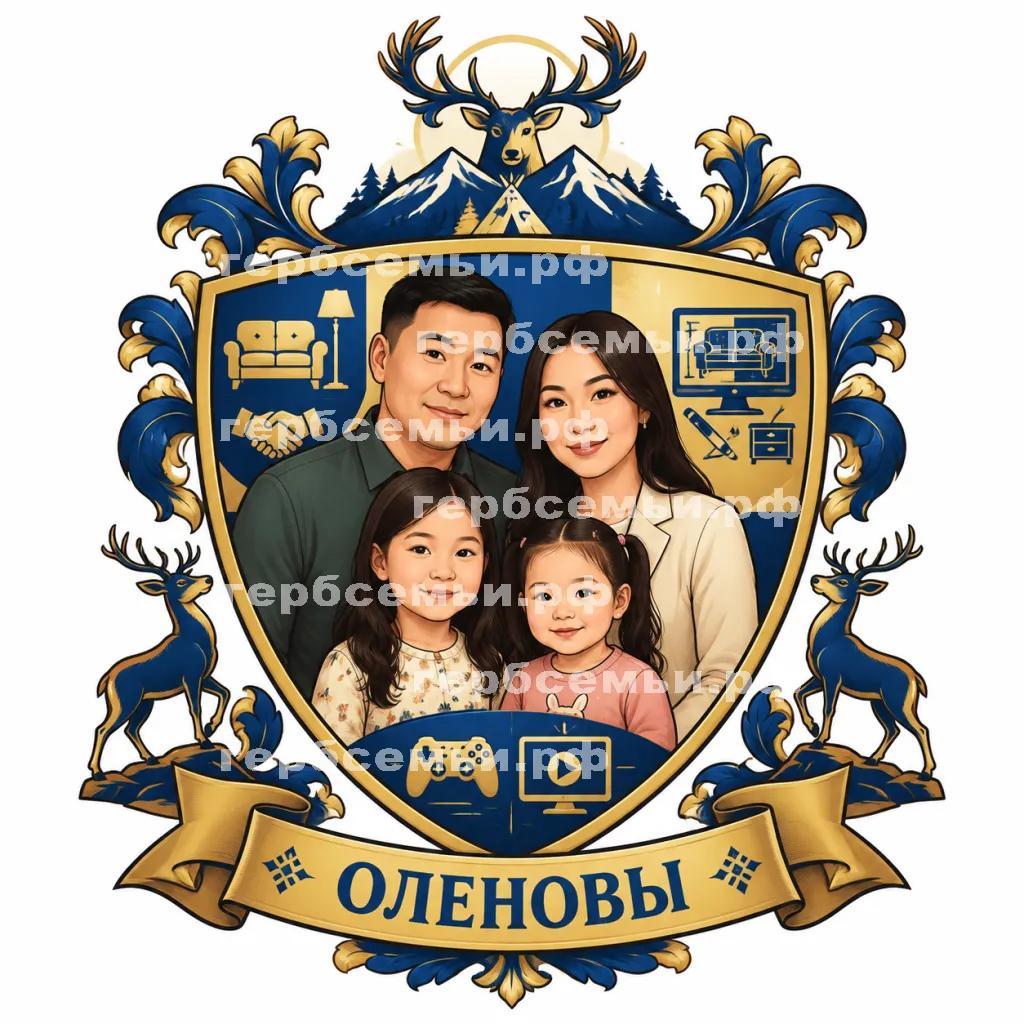 Герб семьи Оленовы #42723