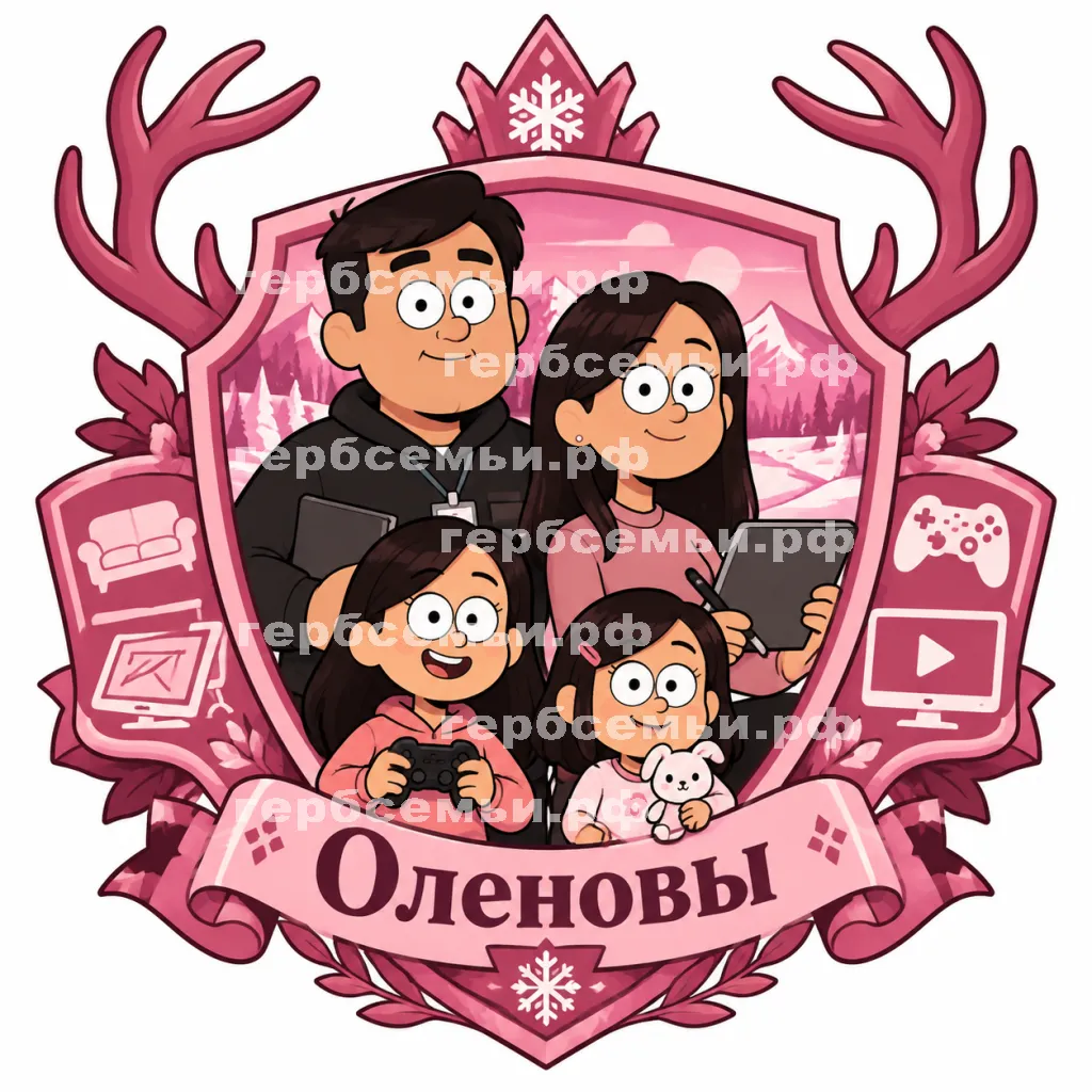 Герб семьи Оленовы #42724