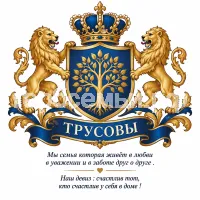 Герб семьи Трусовы