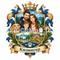 Герб семьи Кизингер