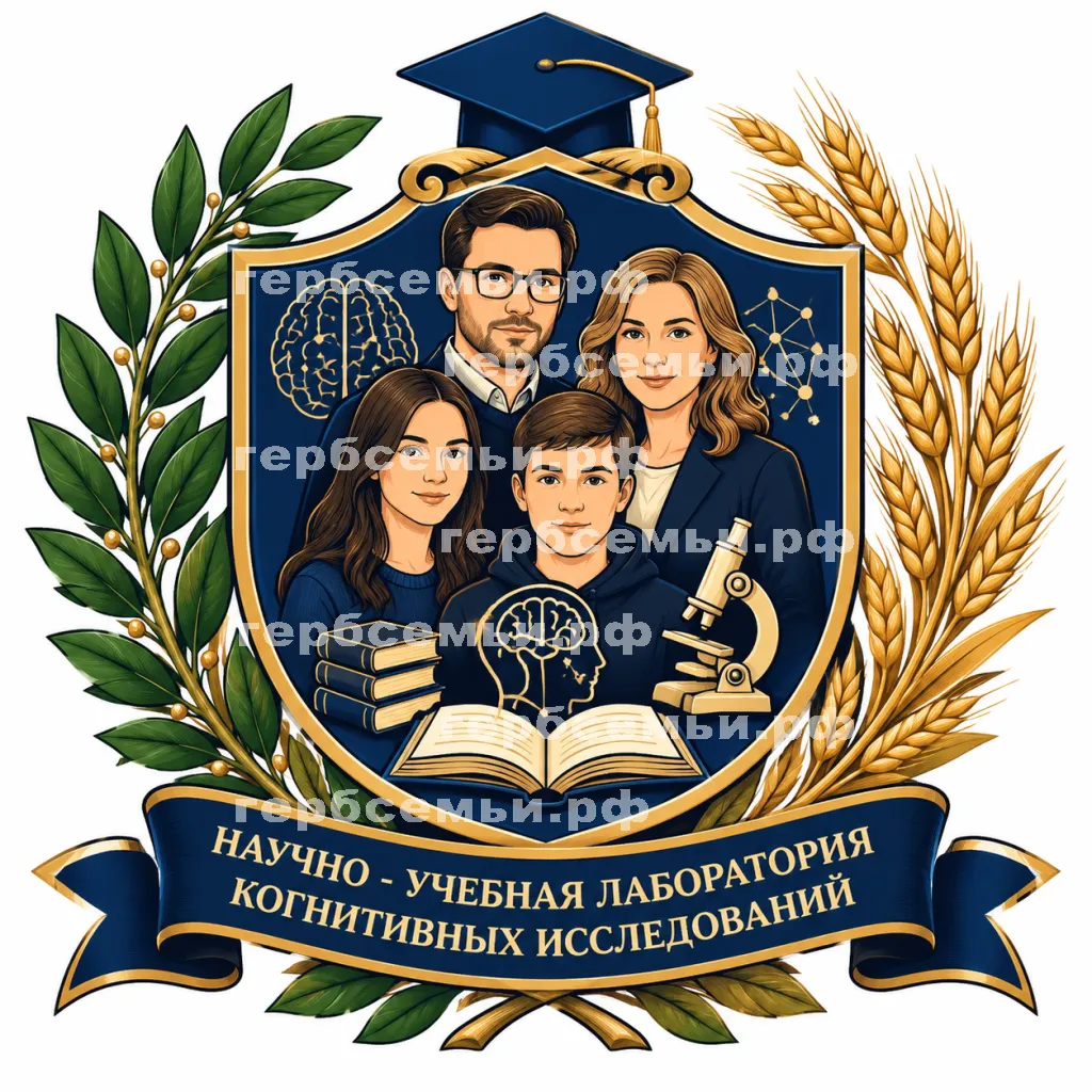 Герб семьи НАУЧНО - УЧЕБНАЯ ЛАБОРАТОРИЯ КОГНИТИВНЫХ ИССЛЕДОВАНИЙ #42768