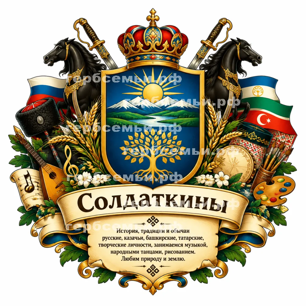 Герб семьи Солдаткины #42771