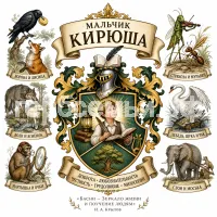 Герб семьи Создать герб на фоне басен Ивана Андреевича Крылова их названия