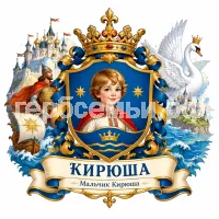 Гербы семьи Создать герб на фоне сказки Алесанда Сергеевна Пушкина сказки о царе Салтане богатыре Гвидоне Салтановиче и о царевне лебиде