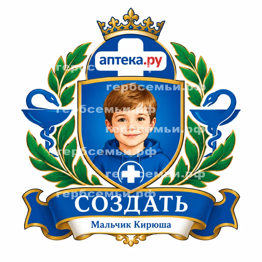 Герб семьи Создать герб на фоне аптека ру #42913
