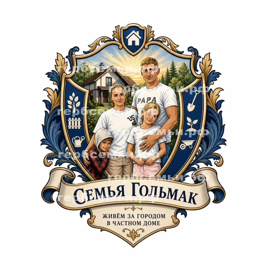 Герб семьи Семья Гольмак #42923