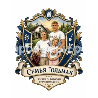 Герб семьи Семья Гольмак