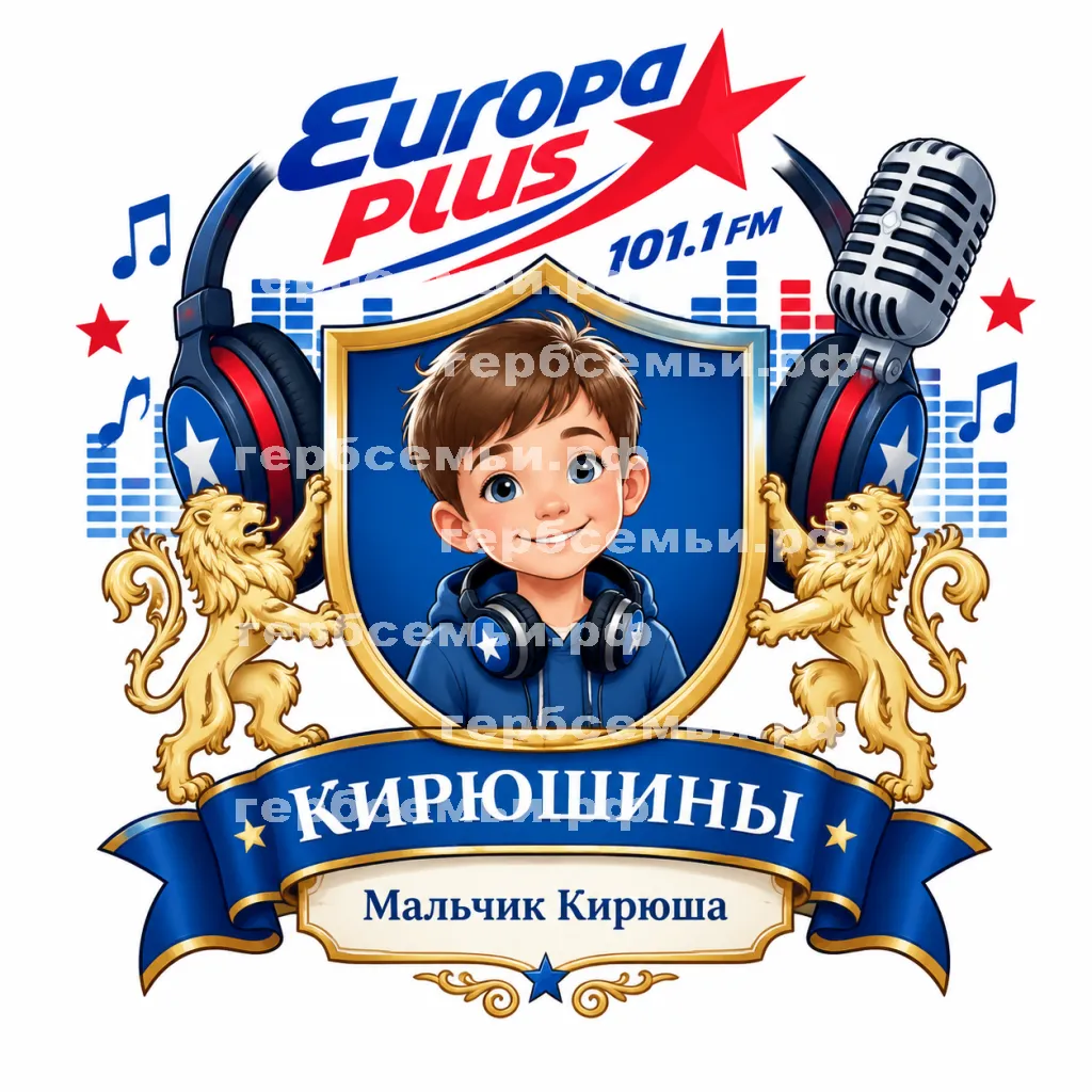 Герб семьи Создать на фоне радио Европа плюс #42940