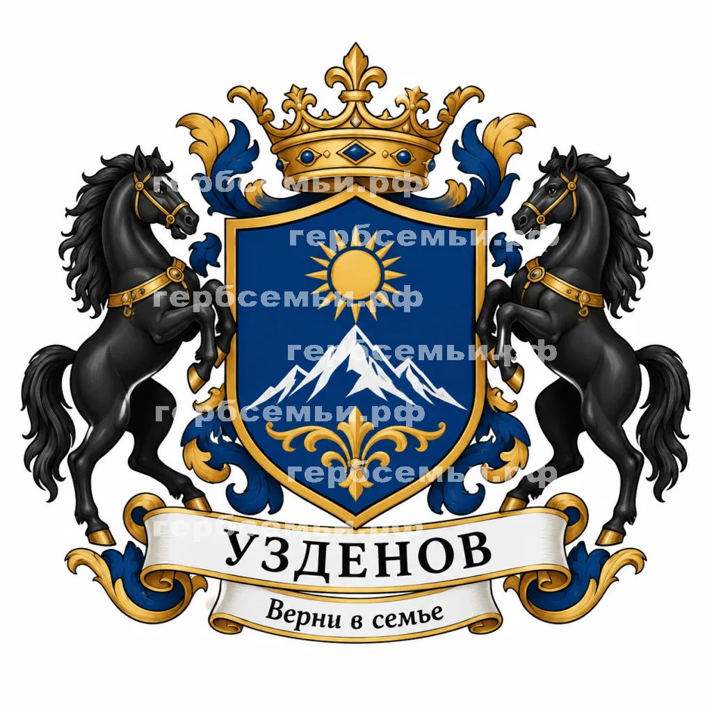 Герб семьи узденов #42953