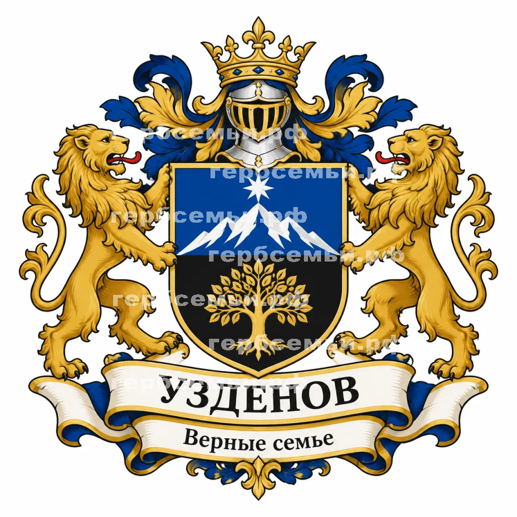Герб семьи узденов #42954