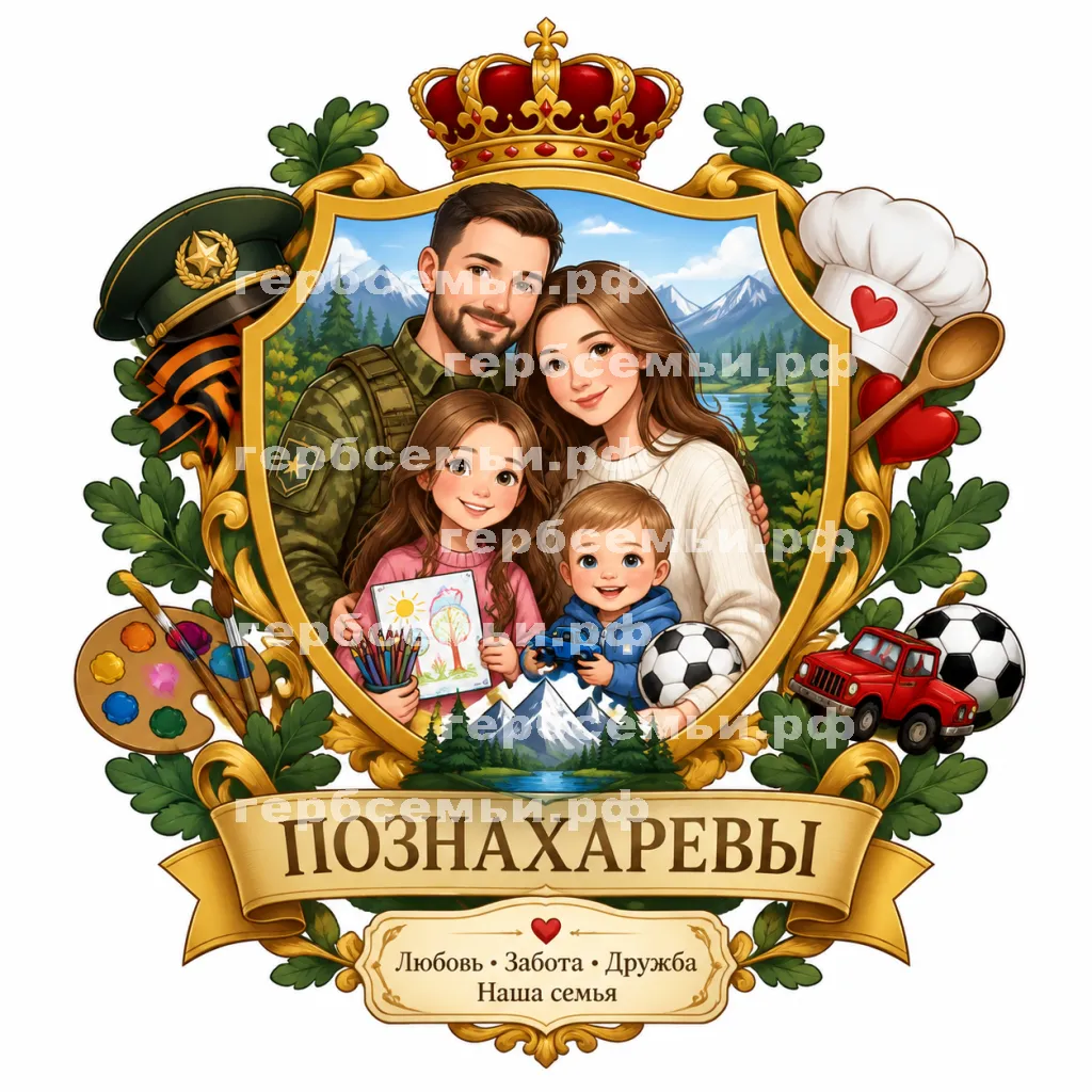 Герб семьи Познахаревы #43003