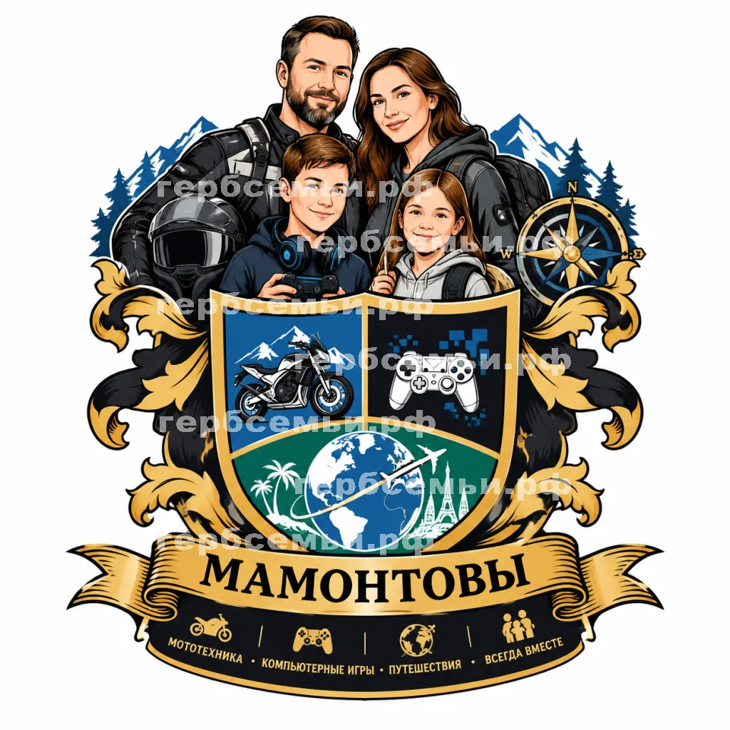 Герб семьи мамонтовы #43019