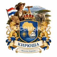 Герб семьи Создать герб на фоне голландская исследовательница Африки