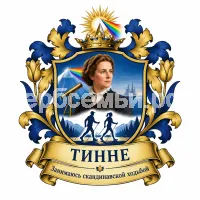 Гербы семьи На фоне голландской исследовательницы света Александрины Тинне