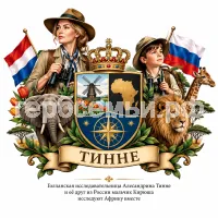 Гербы семьи Создать герб на фоне голландской миллионерши феменистки и исследовательницы Африки Александрины Пьетернеллы Тинне