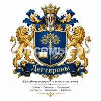 Герб семьи Дегтяровы