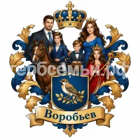 Гербы семьи Воробьев