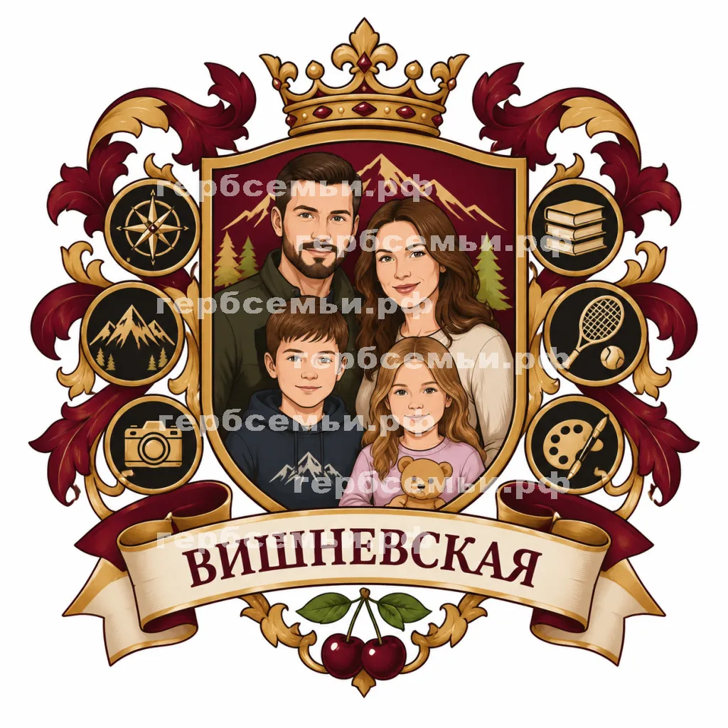 Герб семьи Вишневская #43049