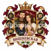 Герб семьи Вишневская