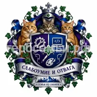 Гербы семьи Слабоумие и отвага