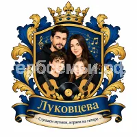 Герб семьи Луковцева