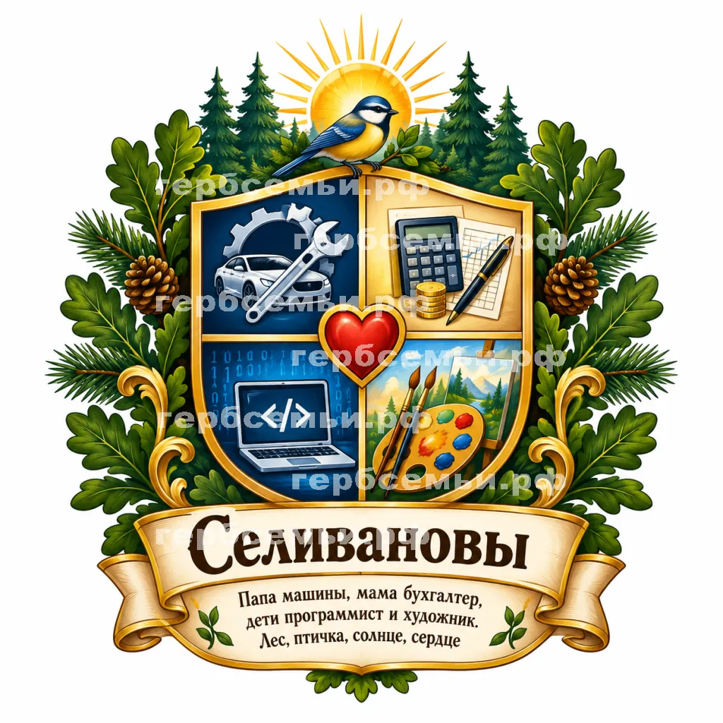 Герб семьи Селивaновы #43079