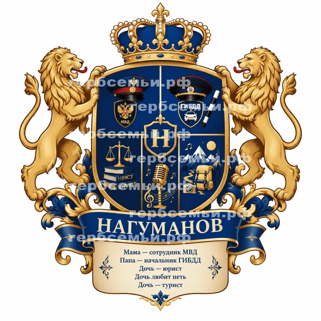 Герб семьи Нагуманов #43086